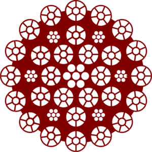 35(w) x 7 Cable de acero Antigiratorio Compactado