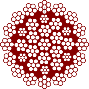 35(w) x 7 Cable de acero Antigiratorio