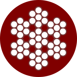 6 x 7 + WSC (AISI316) PVC