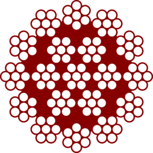 19 x 7 + 0 Cable de acero inoxidable AISI316