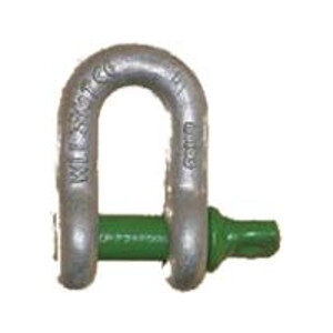 Grillete recto con bulón roscado