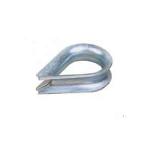 Guarda cabos corazón en acero galvanizado