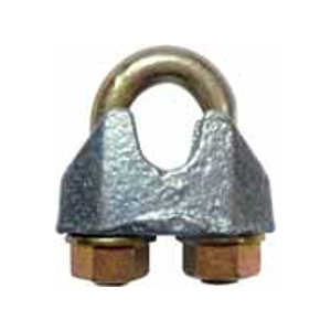 Sujetacable de acero galvanizado din 1142