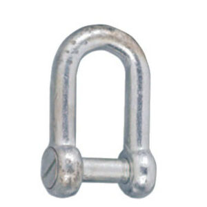 Grillete Recto con pasador de tornillo plano